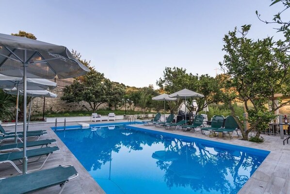 Dive into the refreshing allure of the property's swimming pool