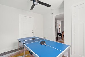 Pingpong available in the game room