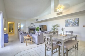 Living Room and Dining Room
