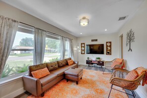 Living Room | Laptop-Friendly Workspace | Board Games