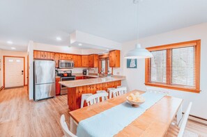 Our kitchen and dining layout is designed for effortless meals