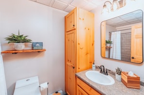 Step into freshness with our immaculate bathroom
