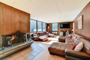 Movie Room | Main Level | Wood-Burning Fireplace | Smart TV w/ Streaming