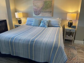 King Bed for relaxation! TV in the room with cable!
