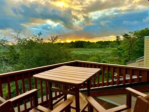 Beautiful Sunrise from the Master Bedroom Deck
