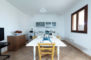Kitchen and dining area