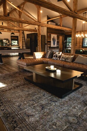 Open concept great room is large and perfect for gathering with your friends.