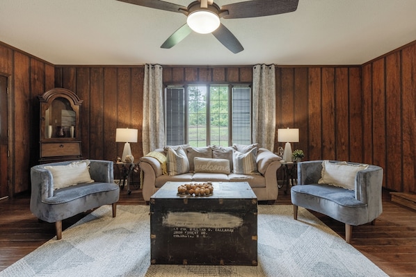 Living room seating area
