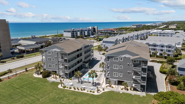 Ariel View Of Crystal View Condominiums