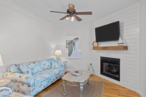 Living Room With A Deck