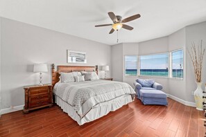Gulf front master bedroom