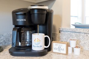 Kaffe och/eller kaffebryggare