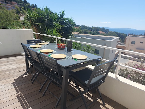 balcon vue mer