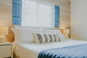 Experience comfort and style in our elegant king guest room