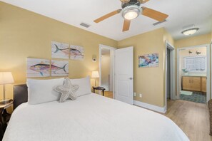Bedroom #1 with ensuite and queen bed