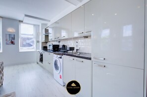 Kitchen at Livra Estate Short Lets & Serviced Accommodation