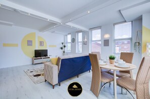 Lounge & Dining at Livra Estate Short Lets & Serviced Accommodation