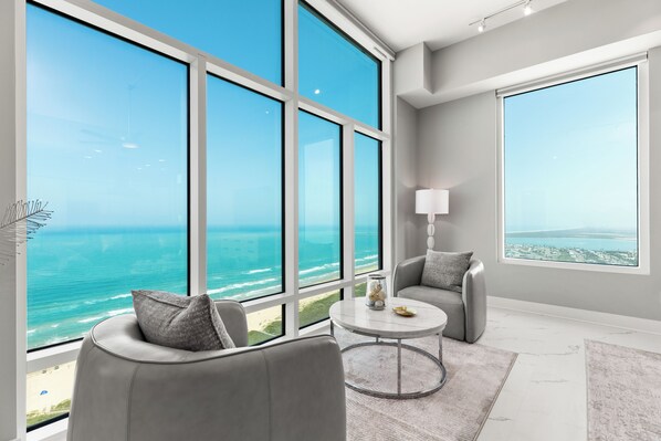 Seating area in living room