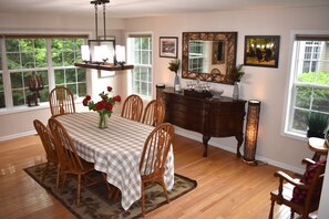 Large Dining Room in Adirondack decor