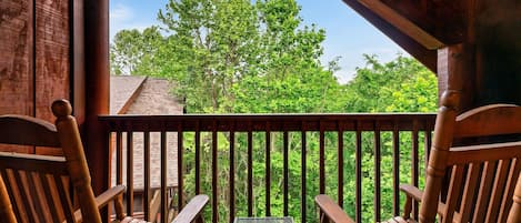 Juliet balcony offers a quiet respite for peace and quiet.