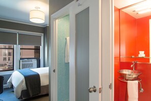 A touch of color to enliven your stay, with all the comforts of home.