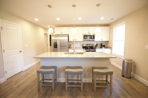 A spacious and well-equipped kitchen will surely make you feel right at home.