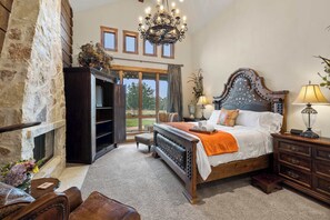Indulge in the ultimate comfort of our king bedroom, designed for relaxation and sophistication. 