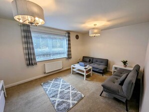 Lounge to relax and watch TV.