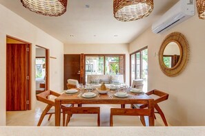 Dining at home in peace and comfort after a long day