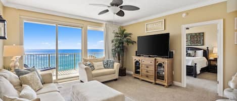 Gulf front living room
