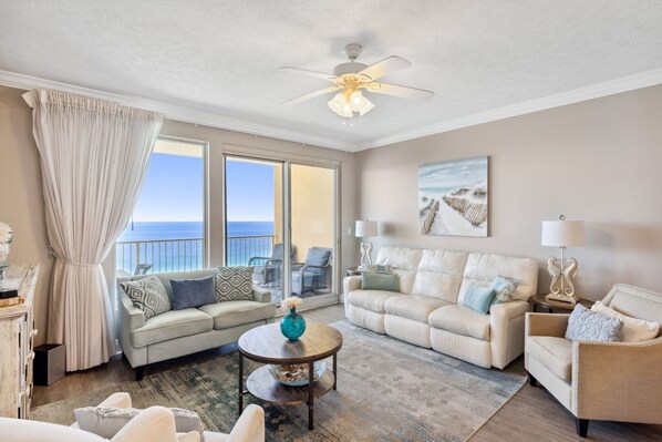 Gulf front living room