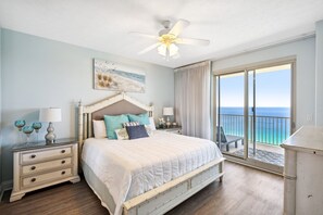 Gulf front master bedroom