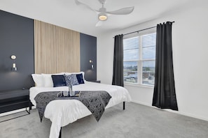 The bedrooms feature plush bedding and tastefully selected décor, ensuring a restful escape.