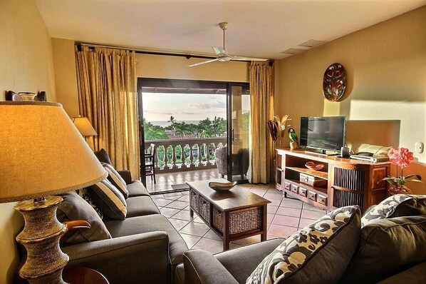 Featuring a touch of modern elegance, our living space offers comfortable furniture and central AC for you to enjoy.