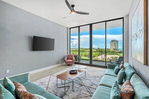 Living Room w/ Ocean View