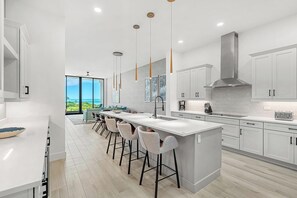 Kitchen w/ an Ocean View