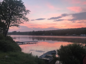 Early morning sunrise on the lake (known as Neal Pond).