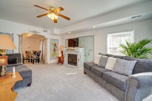 Living Room | Fireplace | 1st Floor