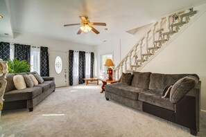 Living Room | Central Air Conditioning & Heating | 1st Floor