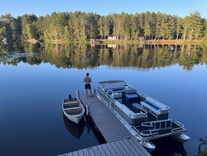 Mirror like waterfront