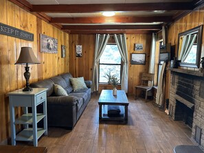 You'll quickly see and feel that the rustic cabin getaway experience is alive!