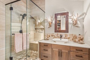 Elevated primary bathroom 