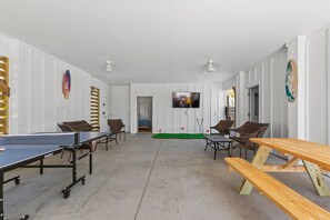 Entertainment Area with Plenty for All Ages to Enjoy.