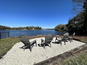 Lake sitting area