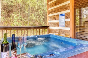 Bain à remous extérieur
