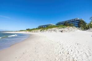 Property next to the sea.