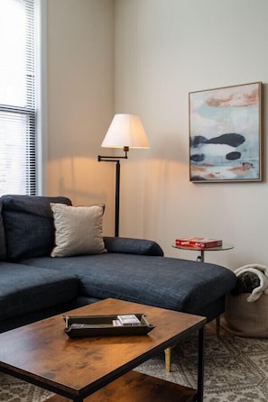 Spacious living room
