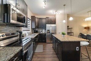 Kitchen Counter and Appliances