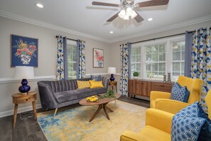 Common Area with 60 in Smart TV
