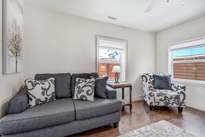 Our couches are so cozy, they practically give hugs. It's like a VIP section for lounging—just add snacks and a good movie for the ultimate chill session. Warning: may induce spontaneous naps!